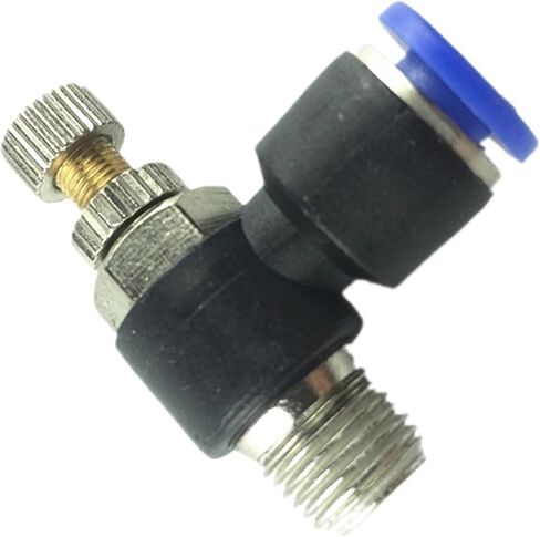 10PCS/LOT Pneumatic fitting SL6-1 1/8"-6mm Throttle valve pressure reduce control regulating SL6-01 SL8-01 SL6-02(SL4-01) in Saudi Arabia