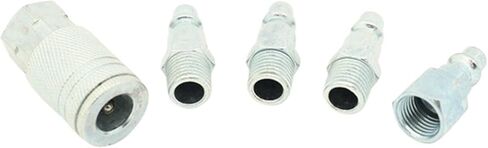 مجموعة واحدة من أدوات الضغط الهوائي الملائمة NPT 1/4" موصل سريع لمسدس الرش وضاغط الهواء والتجهيزات الهوائية in Kuwait