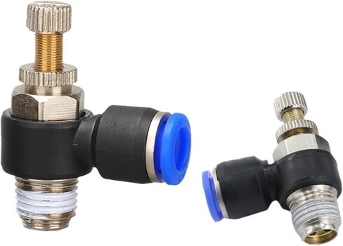 Quick connector speed switch JSC regulating valve throttle valve pneumatic adjustable cylinder SL6/8-01-02-04-M5(SL12-04) in Saudi Arabia