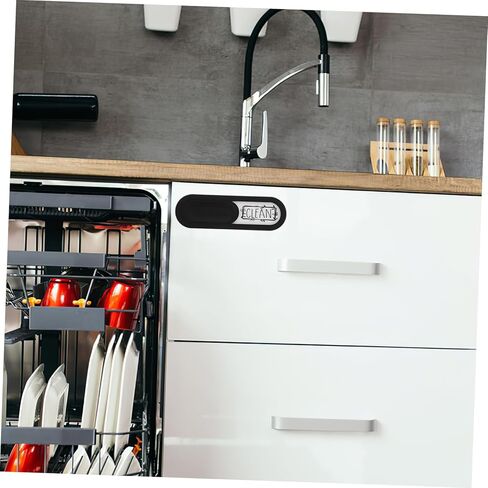 علامة منظف غسالة الأطباق Alipis، أرقام مغناطيسية، ديكور المطبخ، ملحقات غرفة الغسيل in Kuwait