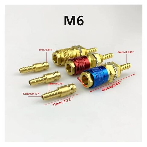 محول الغاز المبرد بالماء، تركيب سريع لشعلة لحام TIG أو ملحقات لحام TIG in Kuwait