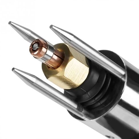 300 مللي متر/11.81in مكثف التفريغ مسمار لحام بندقية الشعلة 6 قطعة M3 إلى M10 أدوات كوليت أسود tig ملحقات لحام in Kuwait