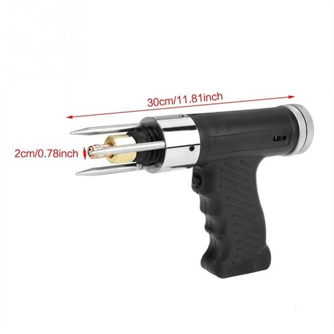 300 مللي متر/11.81in مكثف التفريغ مسمار لحام بندقية الشعلة 6 قطعة M3 إلى M10 أدوات كوليت أسود tig ملحقات لحام in Kuwait