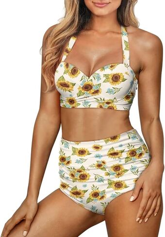 Bikini Sets for Women Summer String Bikini High Waist Swimsuits for Women in Kuwait