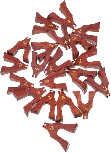 Ciieeo 21 Pcs Guzheng Bridges Set, Natural Rosewood Wooden String Pillars for Guzheng Instrument, Light Brown Musical Accessories for Chinese Zither Playing and Replacement in Kuwait