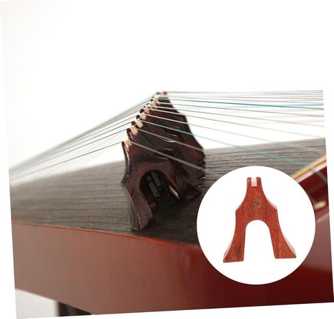 VICASKY 21pcs Wooden Guzheng Bridges Set Natural Rosewood Guzheng Support Pillars for Accessories Reusable Light Brown Bridge Replacement for Folk Instrument in Kuwait