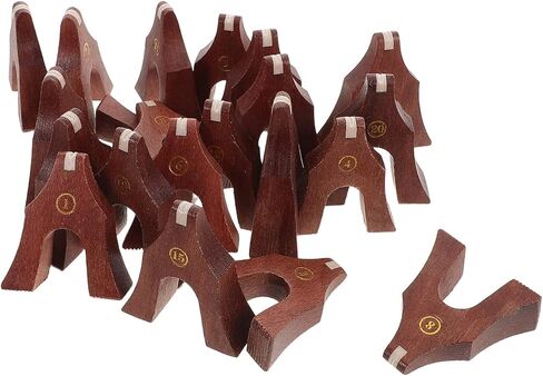 VICASKY Full Set 1-21 Strings Guzheng Wooden Support Bridges with String Bridge Map and Practice Accessories in Kuwait