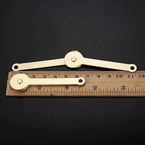 MESKEL 2Pcs Metal Lid Support Wood Box Display Furniture Decorative Kitchen Cupboard Cabinet Door Lid Stays 68 * 8mm Hinges in Saudi Arabia