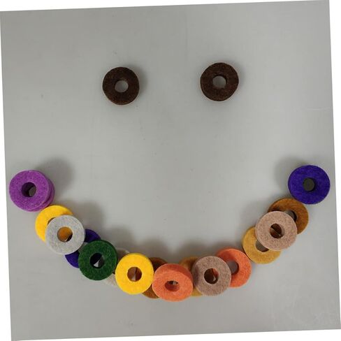 Totority 20pcs Drum Cymbal Felt Pads Protective Mat Cymbal Fittings Accessories for Drum Kit Replacement Standard Random Color in Saudi Arabia
