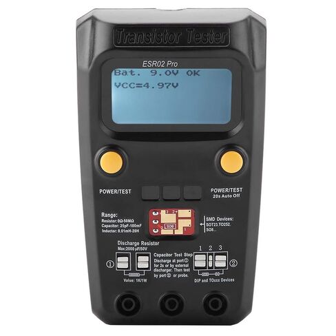 Hilitand Pro Digital Transistor Tester SMD Chip Component Inductance Meter in Saudi Arabia