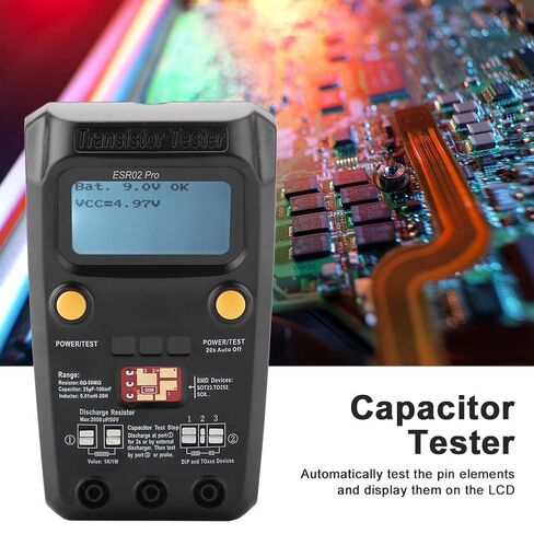 Hilitand Pro Digital Transistor Tester SMD Chip Component Inductance Meter in Saudi Arabia