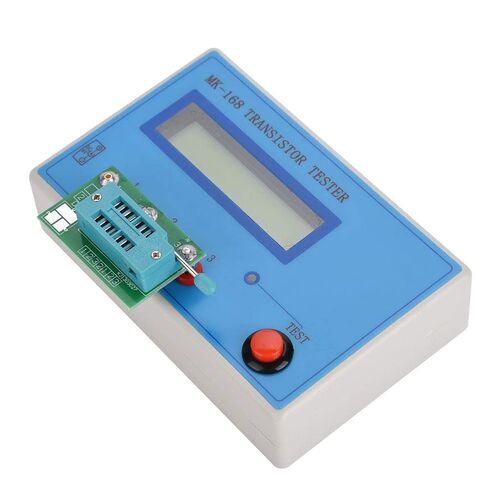MK 168 Transistor Tester with RLC Measurement Auto Detect NPN PNP MOSFET JFET Diodes Capacitors Resistors 8MHz Microcontroller Backlit LCD Display in Saudi Arabia