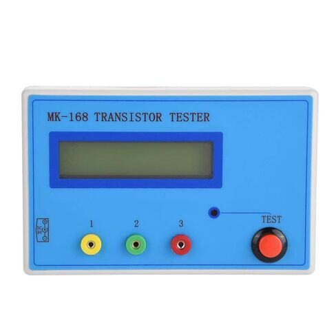 MK 168 Transistor Tester with RLC Measurement Auto Detect NPN PNP MOSFET JFET Diodes Capacitors Resistors 8MHz Microcontroller Backlit LCD Display in Saudi Arabia