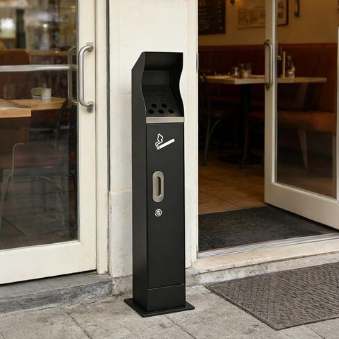 وعاء التخلص من مؤخرة القمامة من الفولاذ المجلفن من لوكار مع دلو داخلي قابل للإزالة، سلة المهملات التجارية للمطاعم والمكاتب والساحات والمستودعات المنزلية in Kuwait