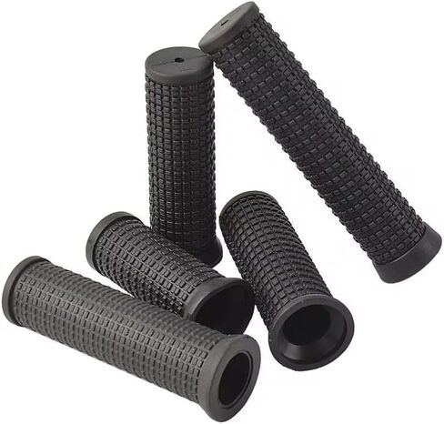 2Pcs Black Bike Bicycle Long/Short Handlebar Grips for Twising Shifter, Shockproof Anti Slip Parts, Cycling Parts and Components Anti Slip Soft Rubber Bike Grips (Long Short) in Kuwait