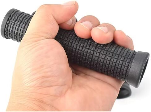 2Pcs Black Bike Bicycle Long/Short Handlebar Grips for Twising Shifter, Shockproof Anti Slip Parts, Cycling Parts and Components Anti Slip Soft Rubber Bike Grips (Long Short) in Kuwait