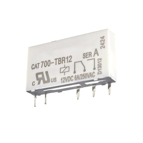 2-Pack CAT700-TBR12 Relay – 12VDC 10A SPDT Industrial Control Relay Compatible with Rockwell Automation/AllenBradley Systems Fixes Motor Starter Failures & Overload Errors (E300, E101) in Saudi Arabia