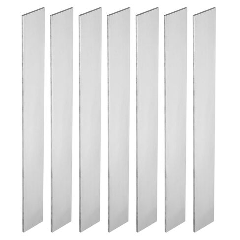 PATIKIL 1095 Steel Flat Bar, 7 Pcs 12" x 1 1/2" x 4/16" Knife Making Steel Iron Stock for Forging Blade Knife Sword Chopper in Saudi Arabia