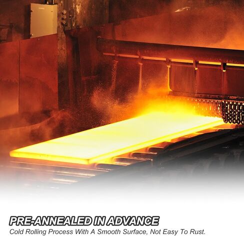 PATIKIL 1095 Steel Flat Bar, 7 Pcs 12" x 1 1/2" x 4/16" Knife Making Steel Iron Stock for Forging Blade Knife Sword Chopper in Saudi Arabia