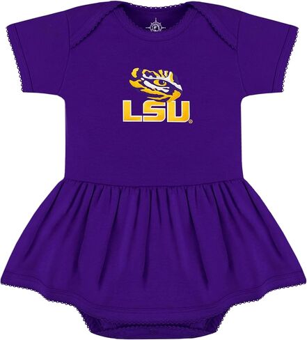 Auburn University Aubie The Tiger Infant and Toddler Picot Bodysuit Dress in Saudi Arabia