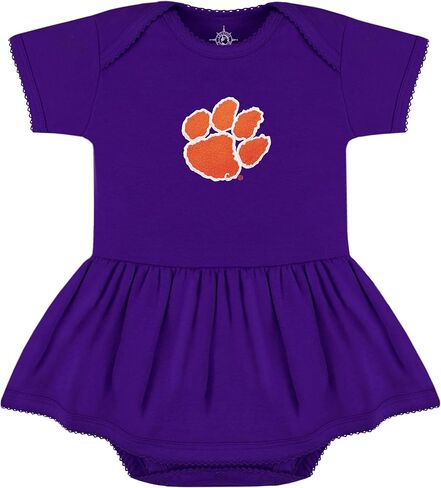 Auburn University Aubie The Tiger Infant and Toddler Picot Bodysuit Dress in Saudi Arabia