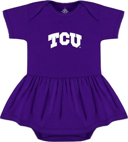 Auburn University Aubie The Tiger Infant and Toddler Picot Bodysuit Dress in Saudi Arabia