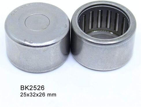 Needle Roller Bearings BK2526 Drawn Cup Bearing BK253226 Caged Closed ONE End Meteic Series 253226 mm in Saudi Arabia