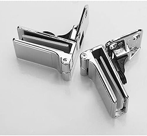 Frameless Shower Door Hinges, 2 PCS Glass Hinges, Hinges, Wooden Cabinet Door Accessories, Hardware Accessories, Cabinet Door Hinges in Kuwait
