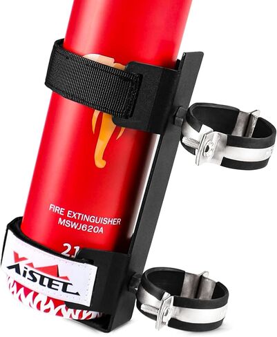 Quick Release UTV Fire Extinguisher Mount Kit Fire Extinguisher Holder Adjustable Roll Bar Fire Extinguishers Mount Bracket for Vehicle Easy Install on 1.75"-2" Roll Cage SXS Polaris RZR Can Am X3 in Saudi Arabia