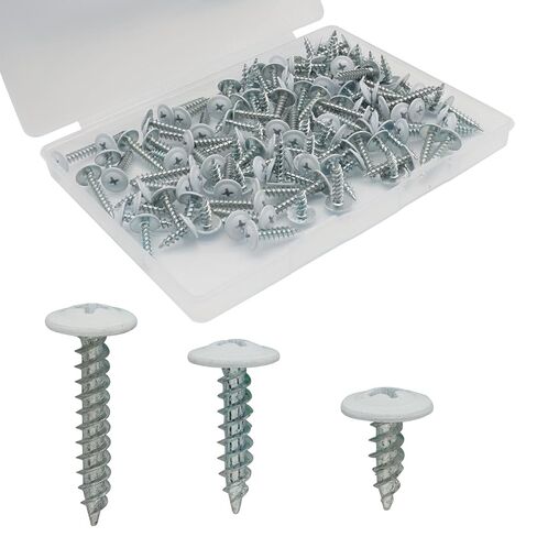 Bivethoi 120 Pcs #8 Brown Head Wood Screws, Truss Head Self Tapping Pan Cabinet Screws for Wood Work Wall Plates (1/2", 3/4", 1 Inch)​ in Saudi Arabia