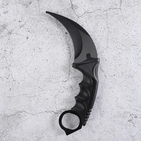 سكين تدريب Karambit بدون حافة القطع سكين تدريب Karambit مع غمد للمبتدئين أداة تدريب آمنة 100% in Kuwait