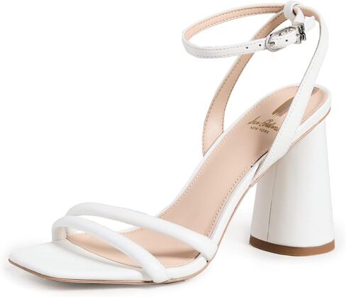 Sam Edelman Women's Kia Heeled Sandal, Bright White, 6.5 in Saudi Arabia