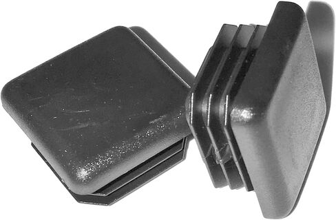 (عبوة من 25) قابس أنابيب بلاستيكي مربع مقاس 7/8 بوصة، (14-20 جيجا - 0.71 بوصة إلى 0.82 بوصة معرف) - إدراج غطاء أنبوب كرسي الأثاث / أنبوب الساق | إدراجات انزلاقية لعمود المبارزة - أغطية نهاية لمعدات اللياقة البدنية | بواسطة SBD in Kuwait