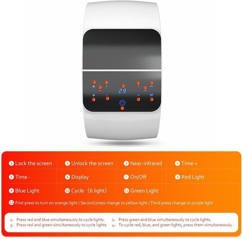 Bestqool LED قناع الفوتون LED العلاج بالضوء - 6 ألوان مع ضوء الأشعة تحت الحمراء القريبة قناع الوجه LED لتجديد شباب البشرة، سبا، الوجه، العناية بالبشرة، جهاز صالون التجميل in Kuwait