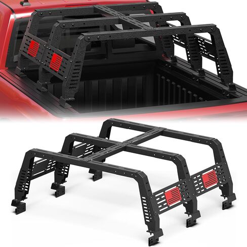 22.5 "رف شاحنات عالية للشاحنات ذات الحجم الكامل بدون رف سرير برادولتلاند لعام 2002-2025 دودج رام 1500 ، 2014-2025 تشيفي سيلفرادو 1500 ، 2007-2013 التندرا in Kuwait
