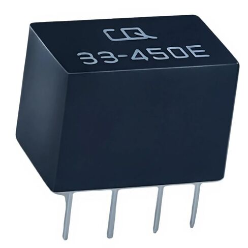 5PCS CQ 33-450E LT450EW 450 kHz IF Ceramic Filter, 5-Pin 4+1 Through-Hole, ±7.5 kHz (15 kHz) Bandwidth, Compatible with CF 450EW/CFWS450E, Replacement for 450 kHz IF Stages in Communications Receivers in Saudi Arabia