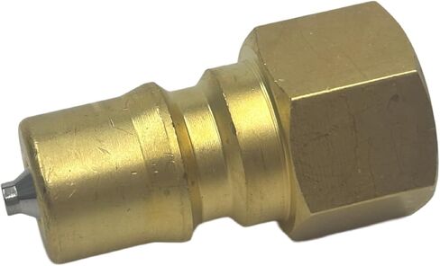 Brass Hydraulic Quick Connect Nipple 1/4 NPTF - Compatible with Parker 60 Series BH2-61 in Kuwait