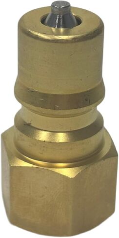 Brass Hydraulic Quick Connect Nipple 1/4 NPTF - Compatible with Parker 60 Series BH2-61 in Kuwait