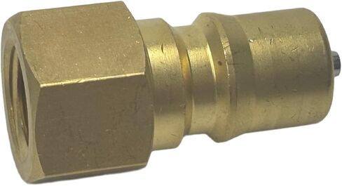 Brass Hydraulic Quick Connect Nipple 1/4 NPTF - Compatible with Parker 60 Series BH2-61 in Kuwait