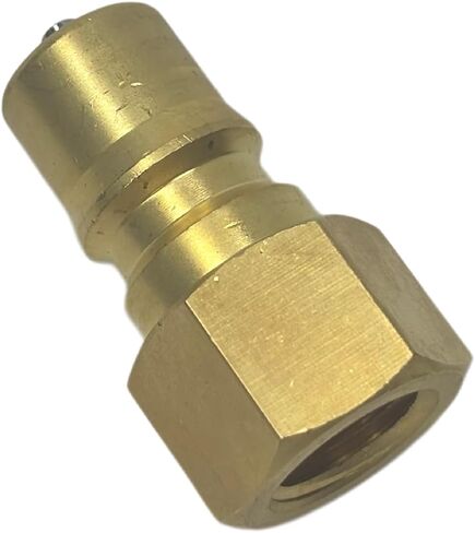 Brass Hydraulic Quick Connect Nipple 1/4 NPTF - Compatible with Parker 60 Series BH2-61 in Kuwait