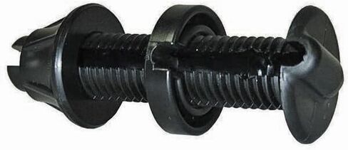 T-H Marine CeaCap Bulkhead Pass Thru Fitting - Watertight Cable and Tubing Seal for Transducer Installs - Self Attaching No Hardware - Fits 1 Inch Hole - 9/32 Slot - Black in Saudi Arabia