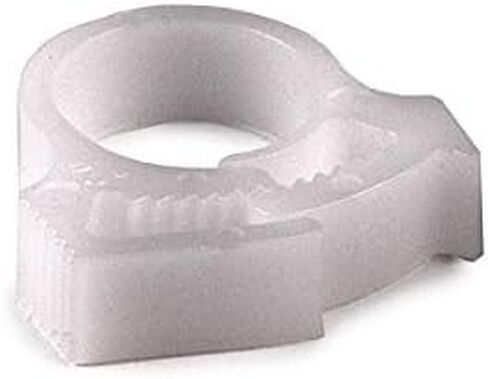 HellermannTyton SNP710M4 Snapper Hose Clamps.456/.56" Min/Max Diameter, POM, White, 1000/pkg in Kuwait