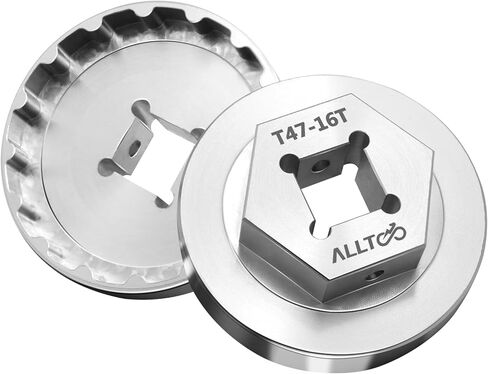 Bicycle Bottom Bracket disassembly Tool, Suitable for Trek Emonda T47, for SRAM Dub T47 16 Tooth Center axle and Other 16T T47 Bicycle Center axle Tools with a Diameter of 52.2mm in Kuwait