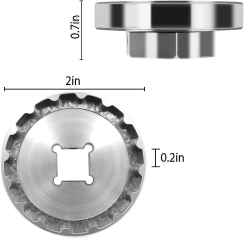 Bicycle Bottom Bracket disassembly Tool, Suitable for Trek Emonda T47, for SRAM Dub T47 16 Tooth Center axle and Other 16T T47 Bicycle Center axle Tools with a Diameter of 52.2mm in Kuwait
