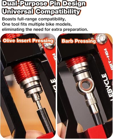 3 in 1 Brake Hose Installation Tool for Bike Hydraulic Brakes, Hydraulic Hose Cutter, Needle Driver & 7/8mm Brake Line Wrench in Kuwait