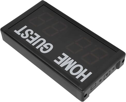 Fdit 4 Digit LED Scoreboard Electronic Digital Wall Mount Small Score Board for Volleyball Basketball Games Universal Aluminum Alloy in Saudi Arabia