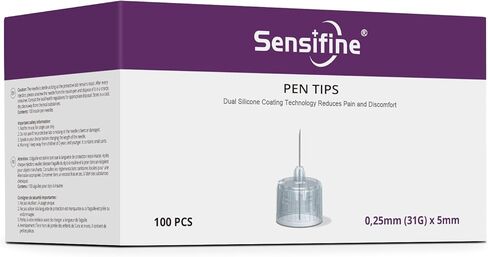 Pen Tips 31G x 5mm, Box of 100,Universal Compatibility with most Pen Devices in Kuwait