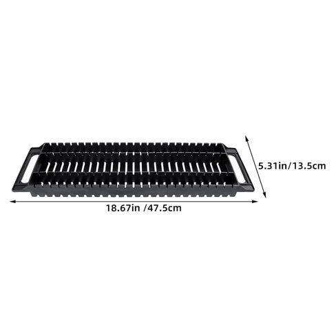STOBAZA Anti-Static PCB Rack 25-Slot Circuit Board Holder 18.7 Inch Bar Bracket for Electronics Storage and Assembly in Saudi Arabia