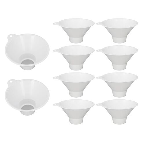 YWBL-WH 10Pcs Kidney Stone Strainer, Plastic Mesh Filter with Fine Mesh Bottom for Urine Analysis, White Kidney Stone Collector Funnel 4.8in Wide Top in Saudi Arabia