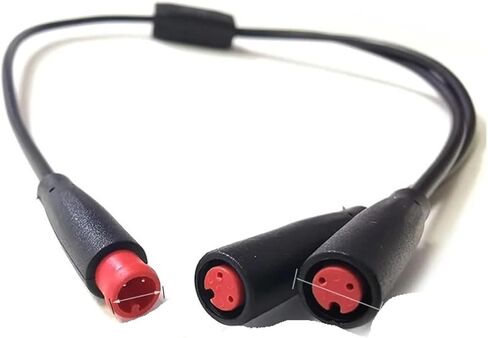 1 meter M6 2 3 5 pin core male to 2 female docking cable plug connector scooter brake proof 6mm(2pin 1m to2F) in Kuwait